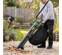 3 In 1 Electric Leaf Blower Vacuum Mulcher 3500W Garden Cleaner 45L Bag 10M Cable