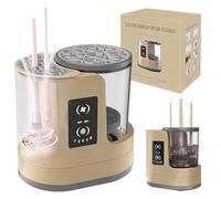 3 IN 1 Electric Makeup Brush Cleaner Machine With Makeup Brush Dryer-Holder-Portable Automatic USB Cosmetic Brushes Cleaner Tool for All Size Beauty Makeup Brush Set,Eyeshadow, Blush Brush
