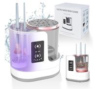 3 IN 1 Electric Makeup Brush Cleaner Machine With Makeup Brush Dryer-Holder-Portable Automatic USB Cosmetic Brushes Cleaner Tool for All Size Beauty Makeup Brush Set,Contour, Eyeshadow, Blush Brush