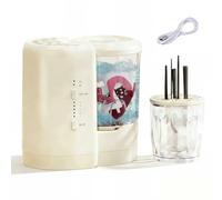 3-in-1 Electric Makeup Brush Cleaning Machine USB Portable Makeup Brush Cleaning Tool Makeup Brush Dryer Underwear Cleaning Machine suitable for various sizes of beauty sets sponges and small clothes