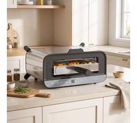 3-in-1 Electric Mini Oven, Long Slot Toaster and Tabletop Grill, Stainless Steel