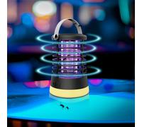 3 in 1 Electric Mosquito Killer Outdoor Camping Light 3 Modes IP65 Waterproof Electric Lighting Fly Killer UV LED Indoor USB Rechargeable