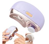 3 in 1 Electric Nail Clipper, 2026 New Rechargeable Automatic Nail Trimmer with Polisher, Electric Nails Care Tool with LED Light, for Toenails & Fingernails (Purple)