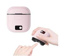 3 in 1 Electric Nail Clipper for Toenails Fingernail,3 Speeds Automatic Electric Nail Clippers with LED Display,Toe Nail Clipper,Rechargeable Safety Electric Fingernail Trimmer for Baby,Adults (Pink)