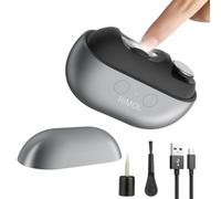 3 in 1 Electric Nail Clipper, RIMOL Electric Nail Trimmer with Light and Polisher with Clip Storage & LED Light, USB Rechargeable, 2 Speed Gears for Kids, Seniors and Adults (Black)