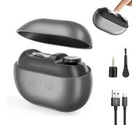 3-in-1 Electric Nail Clipper, Smart Automatic Nail Clipper for Seniors & Thick Nails - Easy Nail Trimmer with LED Light & Catcher,Quiet Rechargeable Toenail/Fingernail Grinder for Babies Seniors(Gray)