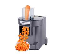 3 in 1 Electric Vegetable Chopper - Multifunctional Commercial Vegetable Fruit Dicer Food Processor Stainless Steel Blades for Large Diameter Carrot Potato Slicing/Shredding/Dicing