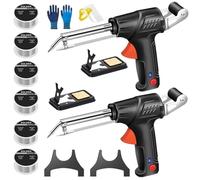 3-in-1 Electric Welder, 2 PCS Internally Heated Industrial Laser Welding Tools, 110V Handheld Welder, Versatile Welding Gun, Fully Automatic Industrial-Grade Welding Tool(2 PCS Black)
