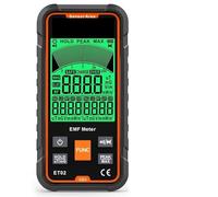3 in 1 Electromagnetic Radiation Tester ET02 MultiField Digital EMF Meter Portable Handheld Frequency Field Mute Function