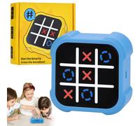 3-in-1 Electronic Tic Tac Toe Toy, Electronic Tic Tac Toe Bolt Game (Blue)