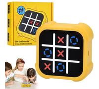3-in-1 Electronic Tic Tac Toe Toy, Electronic Tic Tac Toe Bolt Game(Yellow)