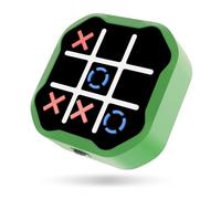 3-in-1 Electronic Tic Tac Toe Toy, Family Travel Game for Kids and Adults, Handheld Game Gift with Silent Mode