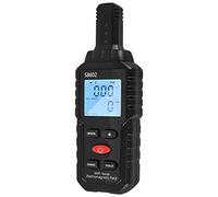 3 in 1 EMF Meter Professional, EMF Reader, Electromagnetic Radiation Detector Portable EMF Meter with Sound Light Alarm Digital LCD EMF Tester Temperature Measure Reusable for Home(Black)