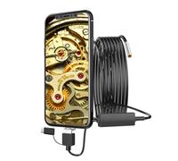 3 in 1 Endoscope Borescope Waterproof Snake Inspection Camera Type C USB 3.9mm Lens Borescopes Direct Plug Style Video Inspection Camera(3.5m flexible cord)