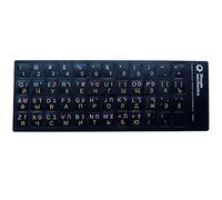 3 in 1 English Hebrew Russian Keyboard Stickers Keyboard Replacement Stickers for Standard Keyboard Computer Laptop