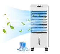 3-in-1 Evaporative Air Cooler Mobile Air Conditioners Cooling & Humidifier & Purifier,Silent,3 Speed 3 Modes Uto Oscillation 12H Timer for Home,Office-Machine A (Remote Control A)