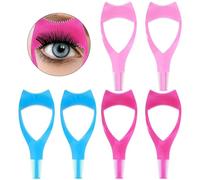 3-in-1 Eyelash Comb Set - Includes Mascara Shield, Upper & Lower Lash Guards, and Makeup Separator Brush - 6PCS Eyelash Tools for Perfect Makeup Application for Women and Girls