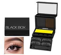 3-in-1 Eyeliner & Lower Lash Stamp Kit Waterproof Smudge-Proof，1Pcs | Lower Eyelash Stamp, Beauty Mark Stamps, Black & Brown, 8x5x3cm, Portable Design, Eye Makeup Kit