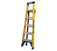 Werner Leansafe 2 Section 3 Position Multi-Purpose Fibreglass Ladder 2.9mtr