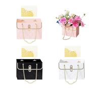 3-in-1 Flower Packaging Gift Set - Includes Bag, Cards, and Creative Gift Box - Perfect for Weddings and Parties