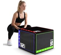 3 in 1 Foam Heavy Duty Plyometric Jump Box for Home Gym,Workout Box Non-Slip PVC Leather Easy to Clean for Jump Training, HIIT Exercises and Lower Body Strength Training