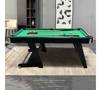 3-in-1 Foldable American Pool Table For Home - Play Pool, Ping Pong & Dining Table(B-1.4m)