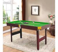 3-in-1 Foldable American Pool Table For Home - Play Pool, Ping Pong & Dining Table(C2-1.8m)