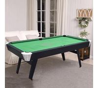 3-in-1 Foldable Game Table: American Pool, Table Tennis, Dining Table For Kids & Home(C-1.9m)