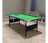 3-in-1 Foldable Game Table: American Pool, Table Tennis, Dining Table For Kids & Home(D-2.1m)