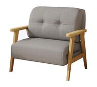 3-in-1 Folding Guest Bed Sofa Chair with Armrest, Adjustable 5-Posit Backrest, Removable & Washable Cover, Sper Chair for Bedroom & Living Room (Gray)