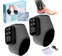 3 in 1 Foot Massager, 2026 New Triple Therapy Foot Massager, Foots Massagers for Pain and Circulation, Portable Cordless Therapy Foots Massagers, 5-Speed & 5-Temperature, Mothers Day Gifts (2PCS-A)