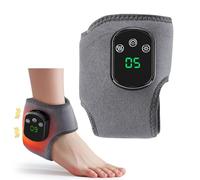 3-in-1 Foot Massager, Electric Foot Massagers with Heat, Rechargeable Triple Method Ankle Massager with 3 Vibration Modes, Portable Wireless Heating Pad Wrap for Circulation & Pain Relief(1pc)