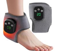 3-in-1 Foot Massager, Electric Massager, Leg Massager for Pain and Circulation, Cordless Ankle Massager with 5 Heat Settings for Ankl E, Heel, Sole 1PCS