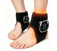 3-in-1 Foot Massager Electric Wireless with 4 Compression, 3 Heat Settings | Wireless massager for feet and ankles, portable foot massager for neuropathy and blood circulation