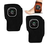 3 in 1 Foot Massager, HOVCEH 2PCS Foot Massagers for Pain and Circulation, Heated Fo-ot Massa-ger, Ankle Massager, Triple Therapy Foo-t Massage-r with 3 Gears Vibration and 5 Temperature, LED Display