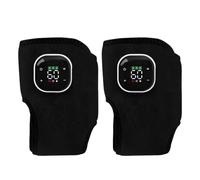 3 In 1 Foot Massager, HOVCEH 2PCS Foot Massagers for Pain and Circulation, Heated Foo-t Massage-r, Ankle Massag-er, Triple Therapy Foo-t Massage-r with 3 Gears Vibration, 5 Temperature and LED Display