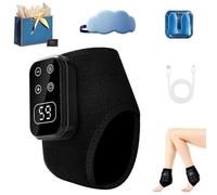 3 in 1 Foot Massager Pair, Aging Feet Massager with Triple Therapy (Heat, Vibration & Red Light), Triple Therapy Foot Massager for Pain Relief, Circulation & Muscle Fatigue (Black, 1pc)