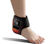 3-in-1 Foot Massager, Pengrity Foot Massagers for Pain and Circulation with 3 Modes & 3 Heat Settings, Wireless Heated Ankle Massager with LCD Display, for Ankle, Heel, Sole (Black)
