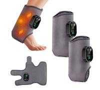 3 in 1 Foot Massager, Triple Therapy Foot Massager, 3 Vibration Modes & 5 Heating Levels, Touch Screen, USB Rechargeable, Relieve Foot Pain, for Home Office, Xmas Gifts for Family Parents (2pcs-G)