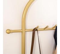 3-in-1 Free Standing Coat Rack with Shoe Bench 6 Hooks for Entryway Hallway Bedroom Living Room Multi-functional Storage (Size: 120x32x175cm)