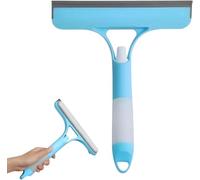 3-in-1 Glass Wiper with Built-in Sprayer & Scraper | Streak-Free Window, Mirror, Shower Door, & Glass Surface Cleaning Tool