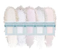 3-in-1 Glitter Eyeshadow, Creamy Mashed Potato Texture 5 Buildable Shades For Eyes Cheeks And Body Lightweight Non-Cakey Highlighter, Waterproof & Long-Lasting, Easy To Apply (5pc)