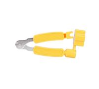 3 in 1 Guitar String Winder, Cutter and Bridge Pin Puller Tool for Guitars, Banjos, Mandolins - Metal & ABS Construction with Ergonomic Handle, Fits All Standard Models (Black)