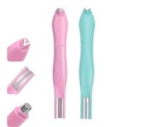 3-in-1 Heart Magnet for Cat Eye Gel Polish, Heart Shape Round Line Shape Nail Art Magnet Pen,French Tip Helper,Double-Head Detachable,for DIY Nails Salon Decoration ,2PCS-B