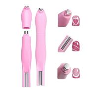 3-in-1 Heart Magnet For Cat Eye Gel Polish,Heart Shape Round Line Shape Nail Art Magnet Pen, Magnetic Nail Art Tool For Cat Eye for Nails (Pink)