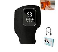 3 in 1 Heated Foot Massager Triple Therapy, 3 Vibration Modes 5 Heating Levels, Touch Control USB Rechargeable for Foot Pain Relief, Portable Home Office Use, Perfect Gifts for Family(black-b-1pcs)