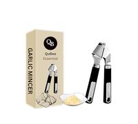 3 in 1, Heavy Duty Kitchen Aid, high quaity Stainless Steel Garlic, Ginger & Lemon Press, Soft Touch Handle, Extruder, Mincer & Crusher. Squeezer Presser Masher, Chopper