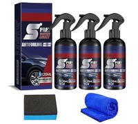 3 In 1 High Protection Quick Car Coating Spray, Ceramic Car Coating Spray, Car Ceramic Coating Agent, 120ml Quick Effect Coating Agent für Glanz, Schutz & wasserlose Autopflege, Pack 3