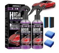 3 in 1 High Protection Quick Coating Spray - Ceramic Coating & Plastic Parts Refurbish Agent - Quick Coat Car Wax Polish Spray