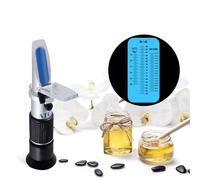 3 in 1 Honey Refractometer 58~90% Hand Held ATC for Honey Moisture and Baume Tester for Honey Moisture and Baume